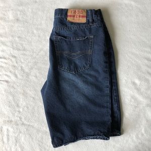 Man jean shorts